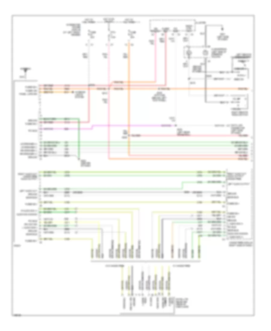 Radio Wiring Diagram Premium 1 of 2 for Dodge Pickup R2005 1500