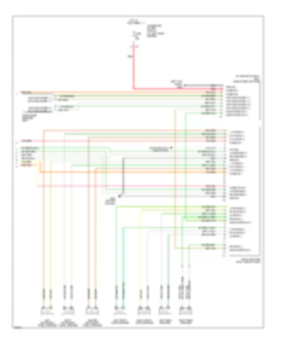 Radio Wiring Diagram, Premium (2 of 2) for Dodge Pickup R1500 2005