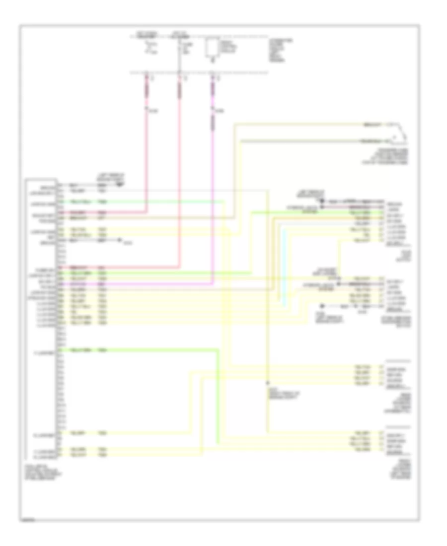 Front Rear Differential Lock Wiring Diagram for Dodge Pickup R2005 1500