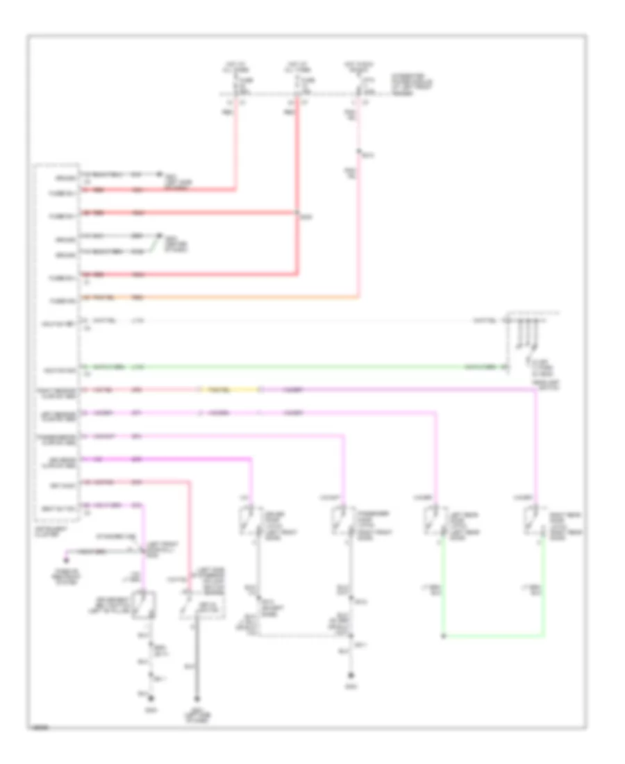 Warning Systems Wiring Diagram for Dodge Pickup R2005 1500