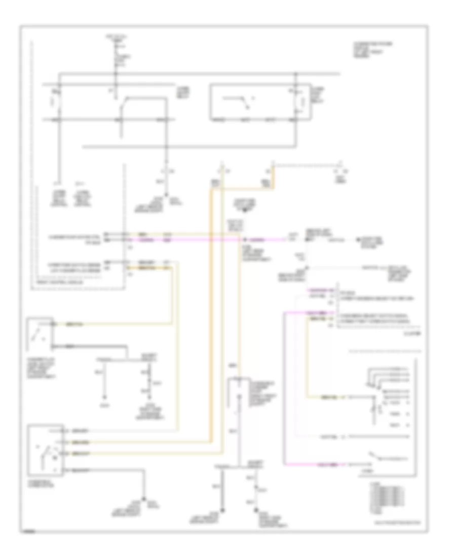 Wiper Washer Wiring Diagram for Dodge Pickup R2005 1500