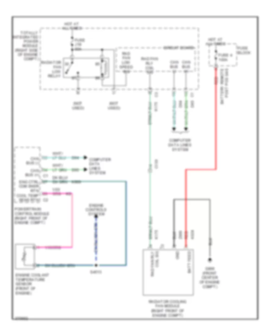 5 7L Cooling Fan Wiring Diagram for Dodge Durango SXT 2012