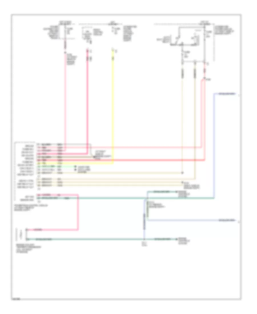 A T Wiring Diagram without Autostick 1 of 2 for Dodge Charger SXT 2007