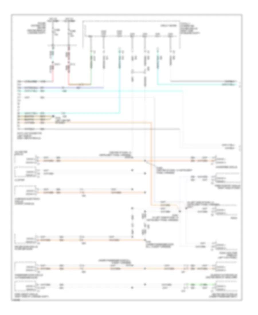 Computer Data Lines Wiring Diagram 1 of 2 for Dodge Challenger SRT8 2014