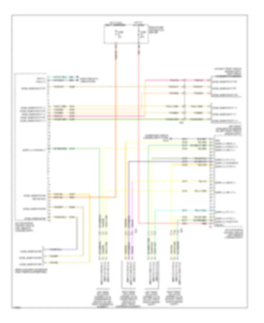 Electronic Suspension Wiring Diagram for Dodge Challenger SRT8 2014