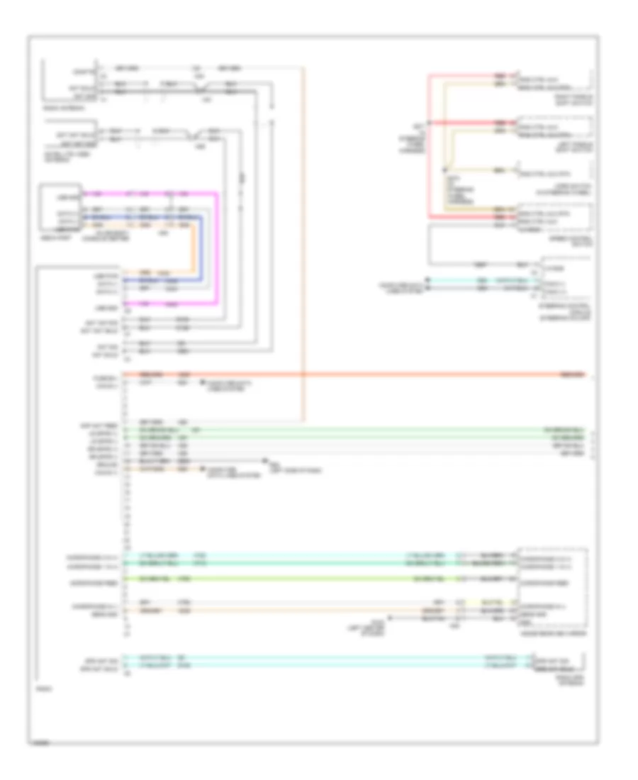 Navigation Wiring Diagram Premium 2 1 of 2 for Dodge Challenger SRT8 2014