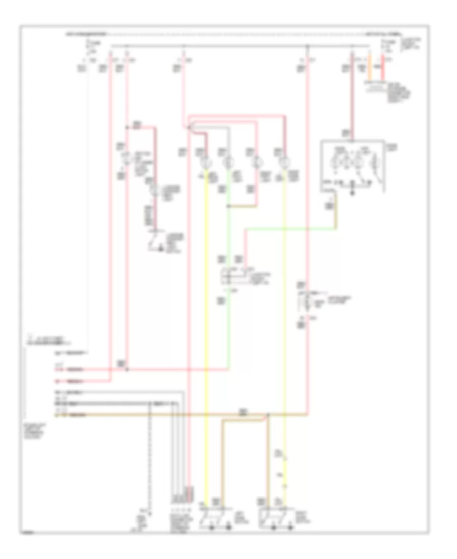 Courtesy Lamps Wiring Diagram Hatchback for Dodge Stealth 1995