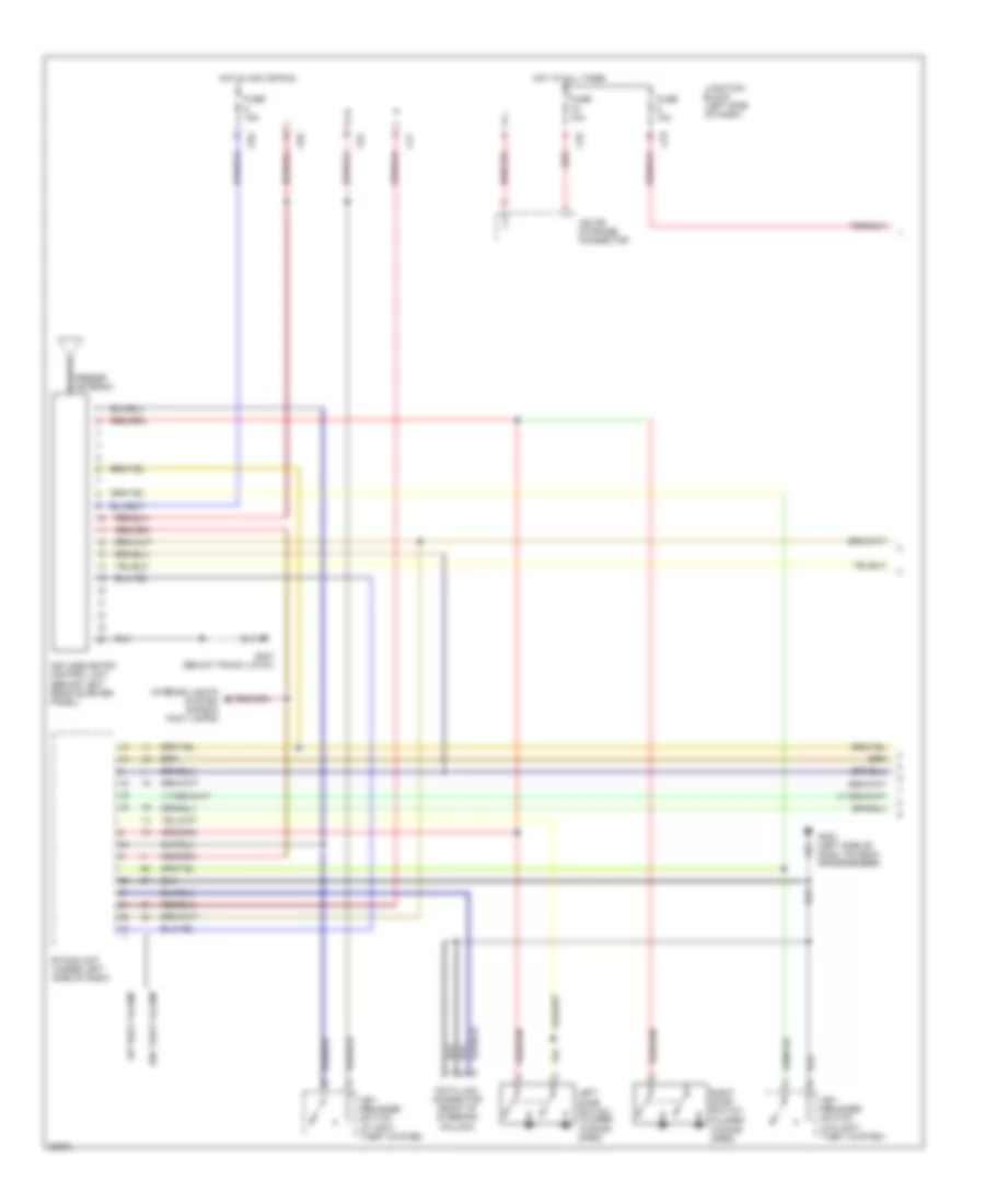 Power Door Lock Wiring Diagram 1 of 2 for Dodge Stealth 1995