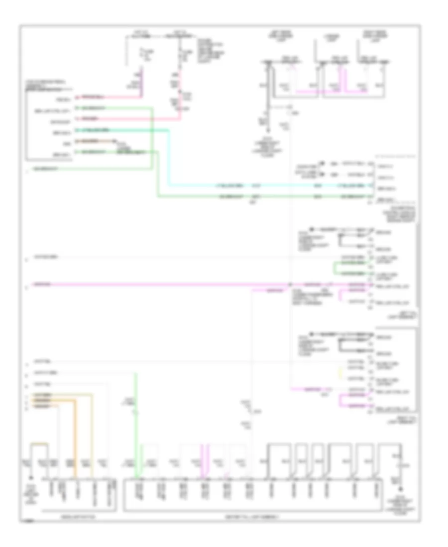 Exterior Lamps Wiring Diagram (2 of 2) for Dodge Challenger SXT 2014