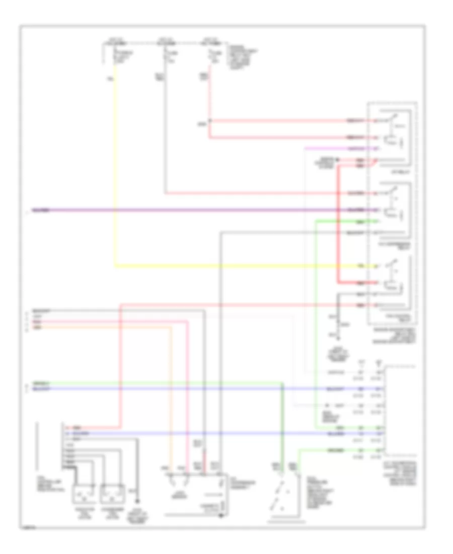 3.0L, Manual AC Wiring Diagram (2 of 2) for Dodge Stratus RT 2001