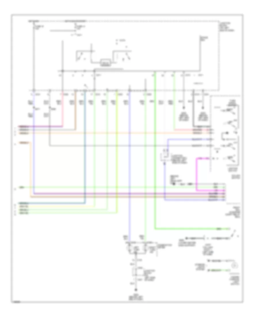 Exterior Lamps Wiring Diagram (2 of 2) for Dodge Stratus RT 2001