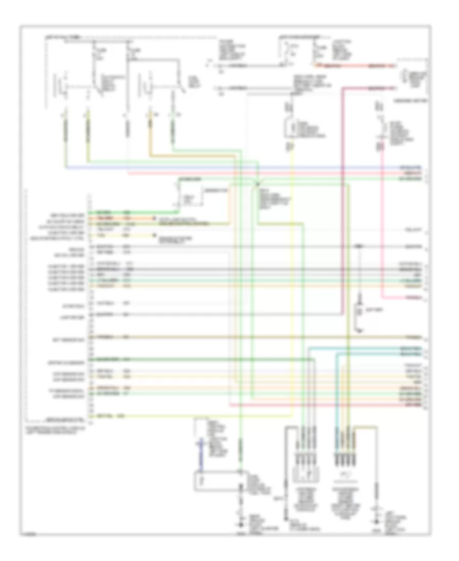 3.0L, Engine Performance Wiring Diagrams (1 of 3) for Dodge Caravan LE 1999