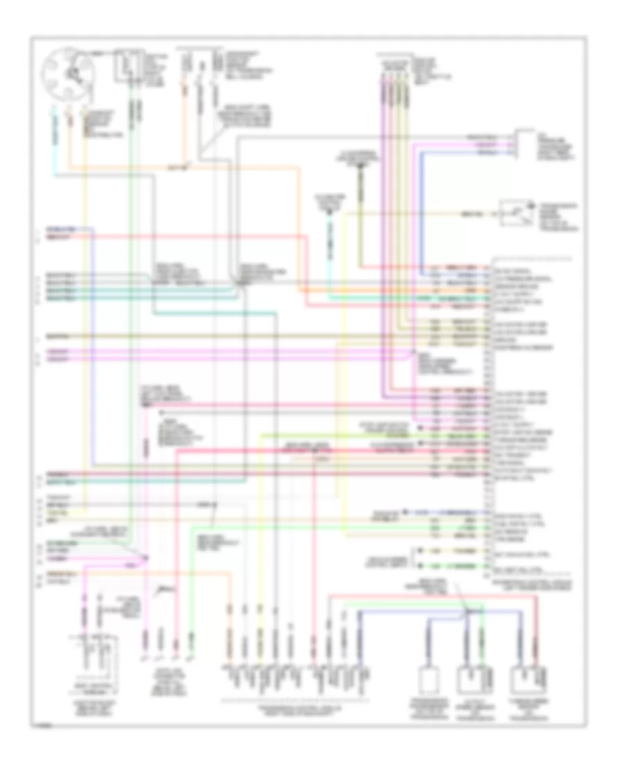 3.0L, Engine Performance Wiring Diagrams (3 of 3) for Dodge Caravan LE 1999