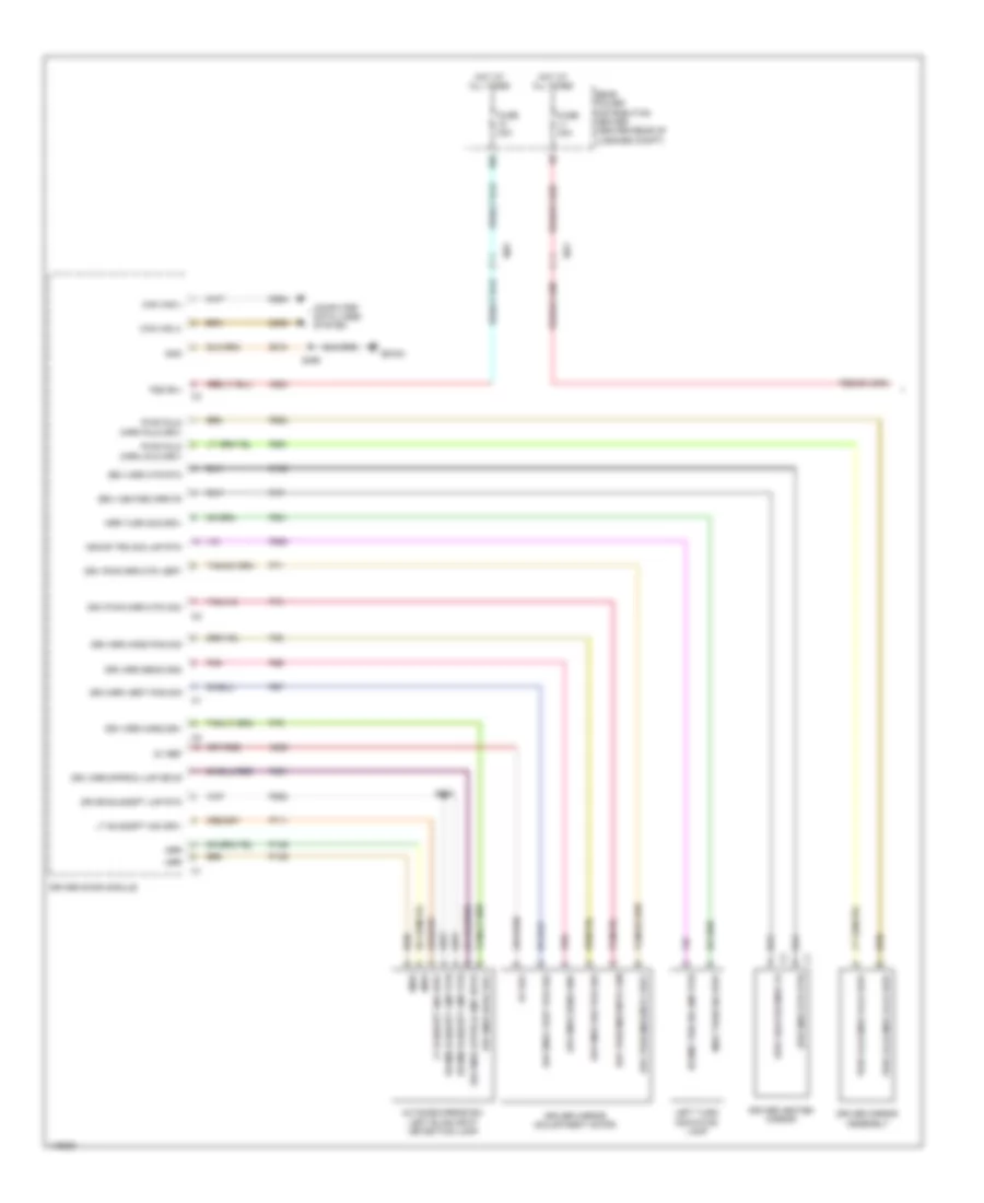 Power Mirrors Wiring Diagram 1 of 2 for Dodge Charger Pursuit 2014