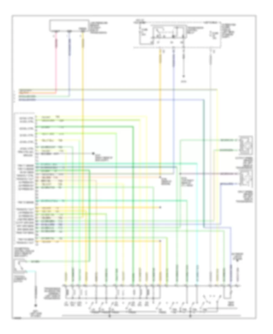 5.7L, Engine Performance Wiring Diagram (5 of 5) for Dodge Cab  Chassis R2500 2004