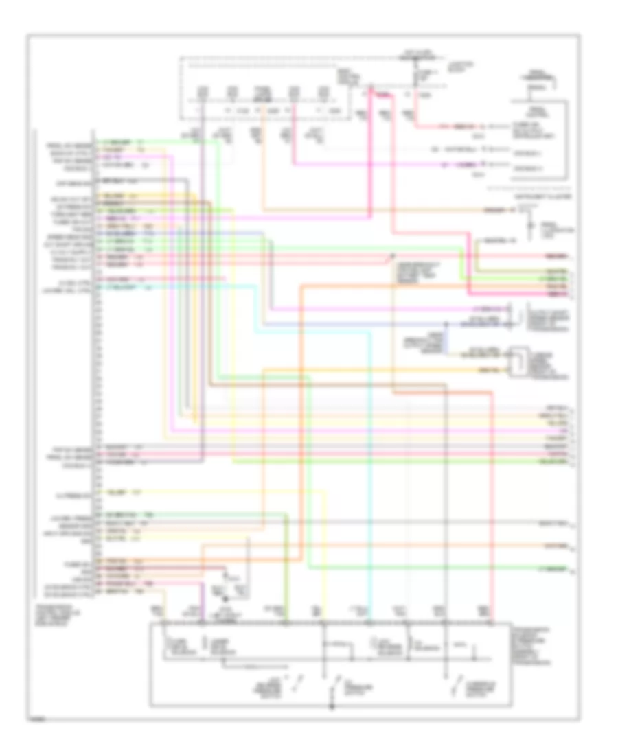 Transmission Wiring Diagram 1 of 4 for Dodge Stratus 1995