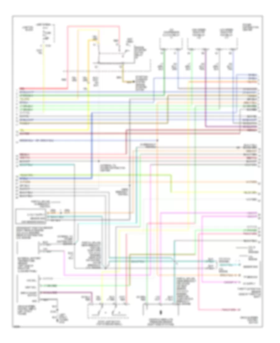Transmission Wiring Diagram (3 of 4) for Dodge Stratus 1995