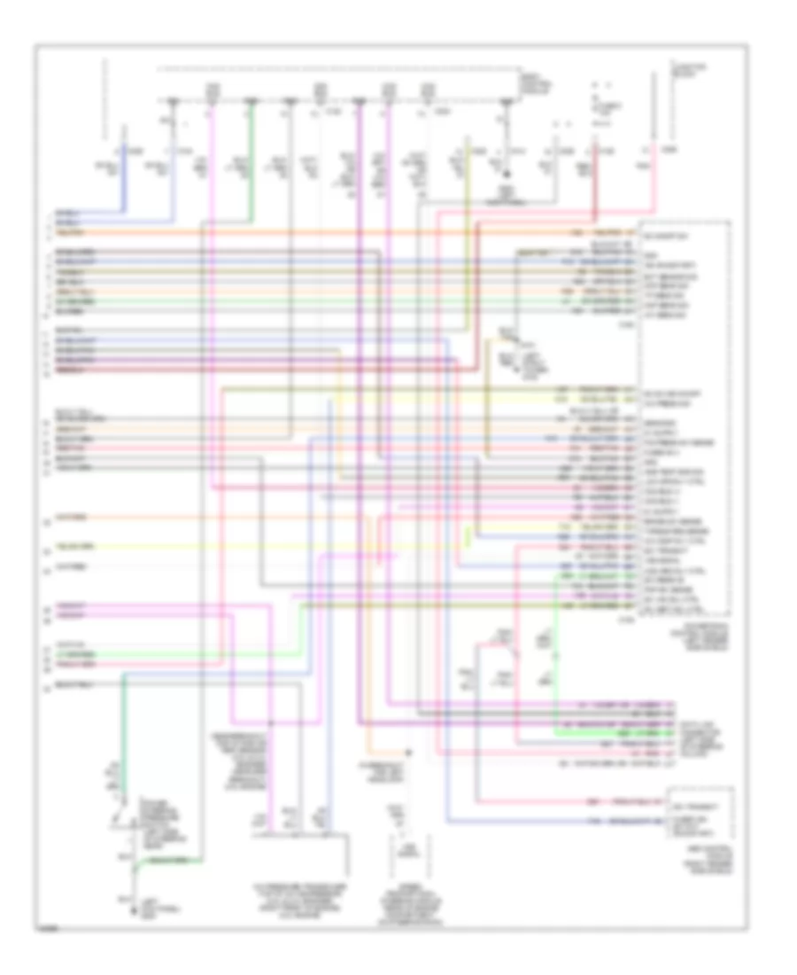 Transmission Wiring Diagram 4 of 4 for Dodge Stratus 1995