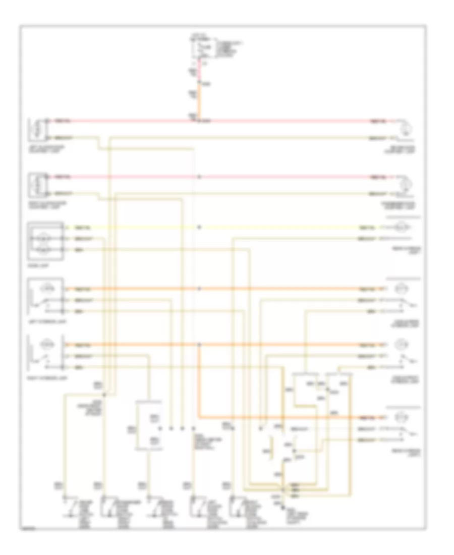 Courtesy Lamps Wiring Diagram 1 of 2 for Dodge Sprinter 2005 2500