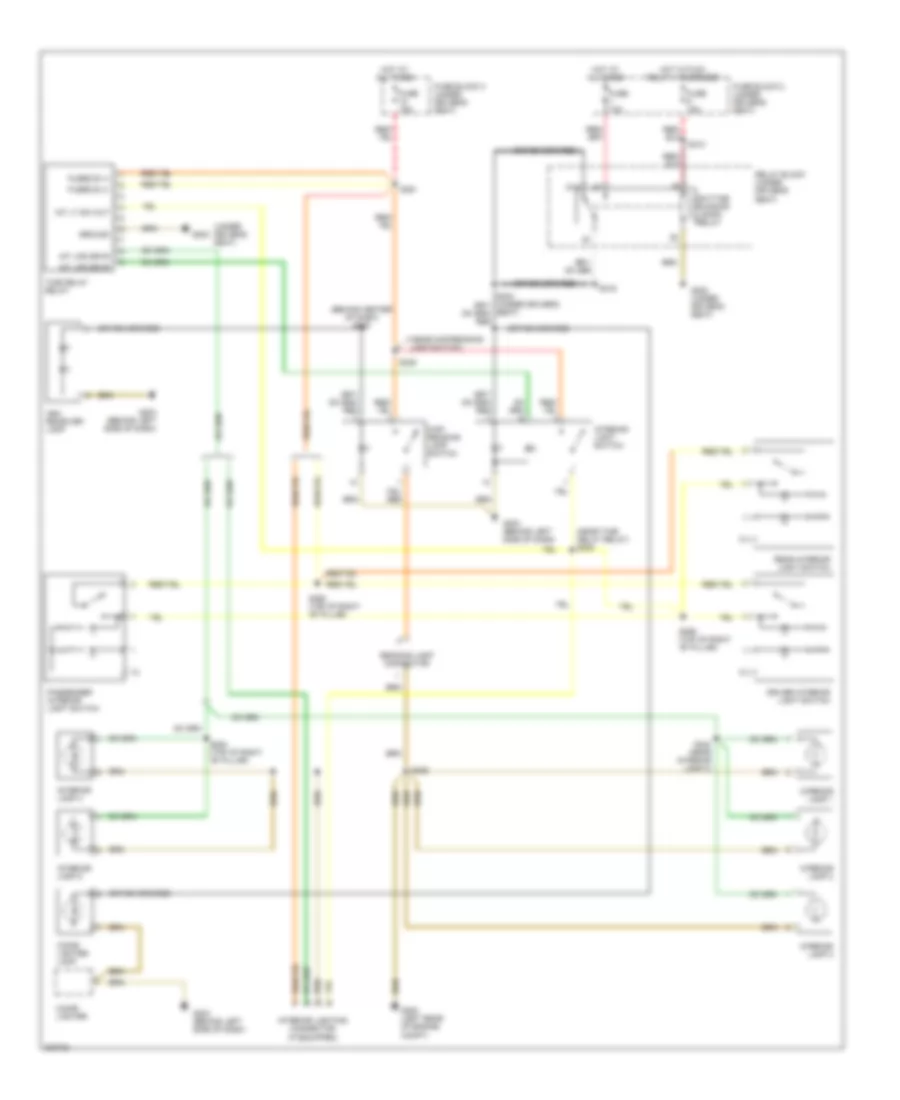 Courtesy Lamps Wiring Diagram (2 of 2) for Dodge Sprinter 2500 2005