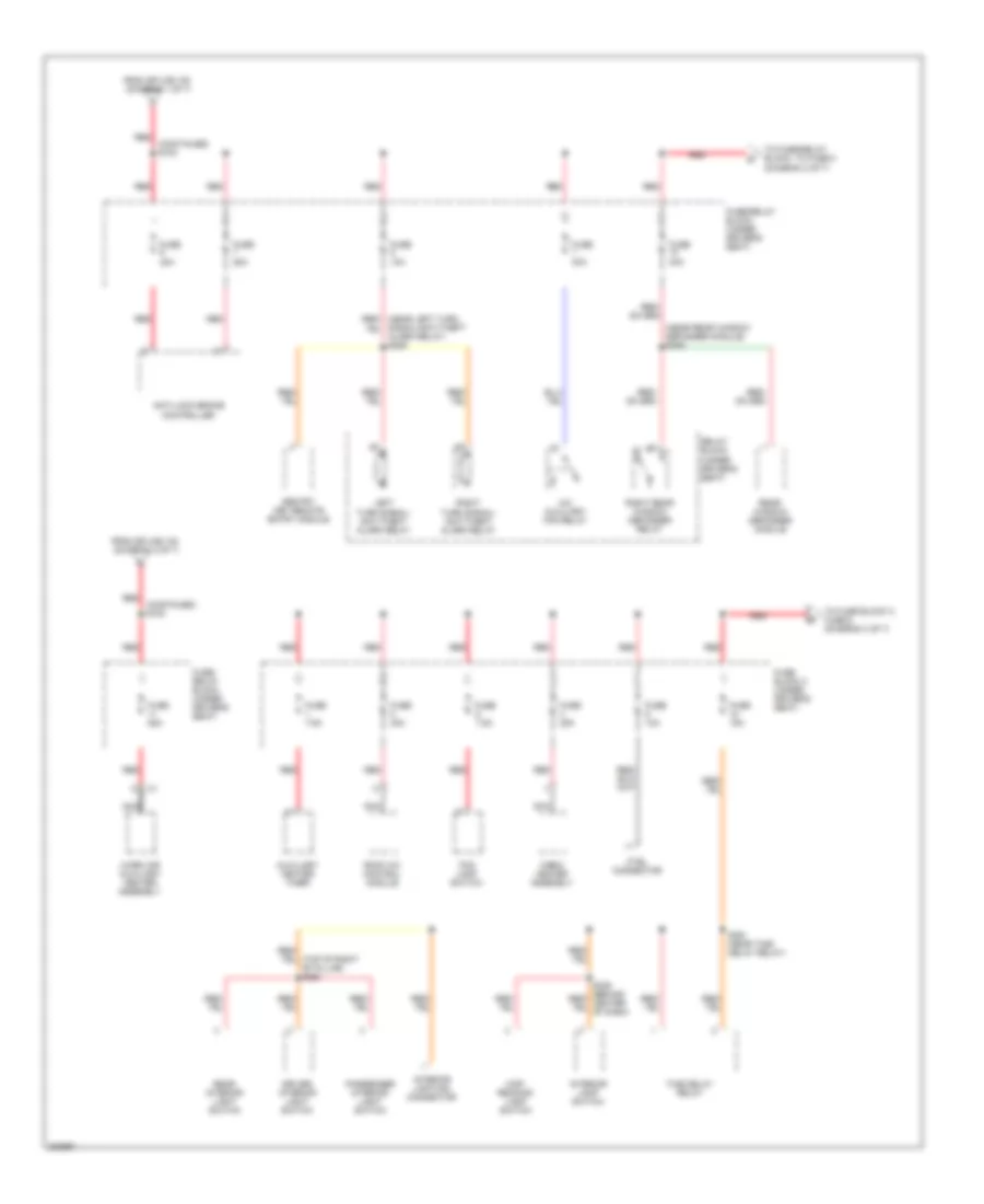 Power Distribution Wiring Diagram (2 of 7) for Dodge Sprinter 2500 2005