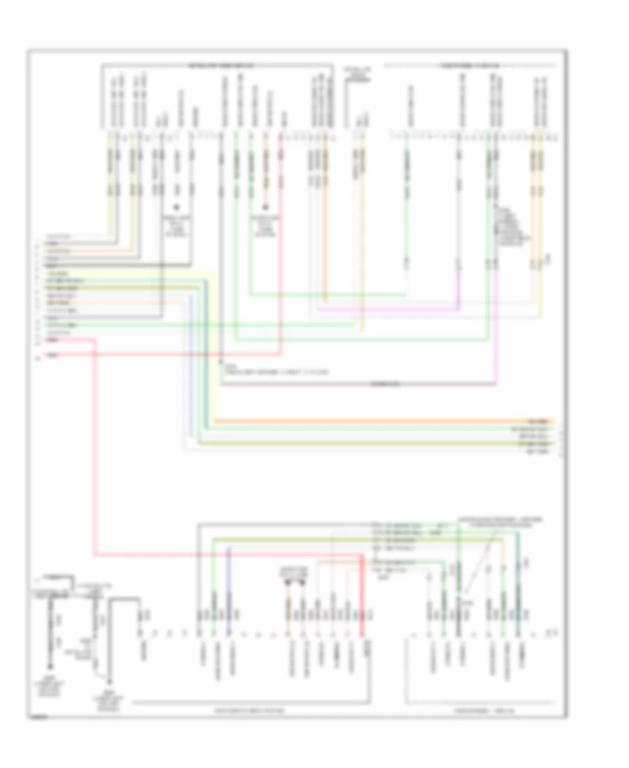 Navigation Wiring Diagram (2 of 4) for Dodge Grand Caravan SE 2012