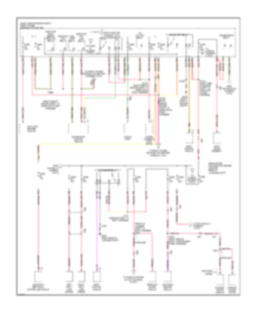 Power Distribution Wiring Diagram (4 of 5) for Dodge Charger RT 2014