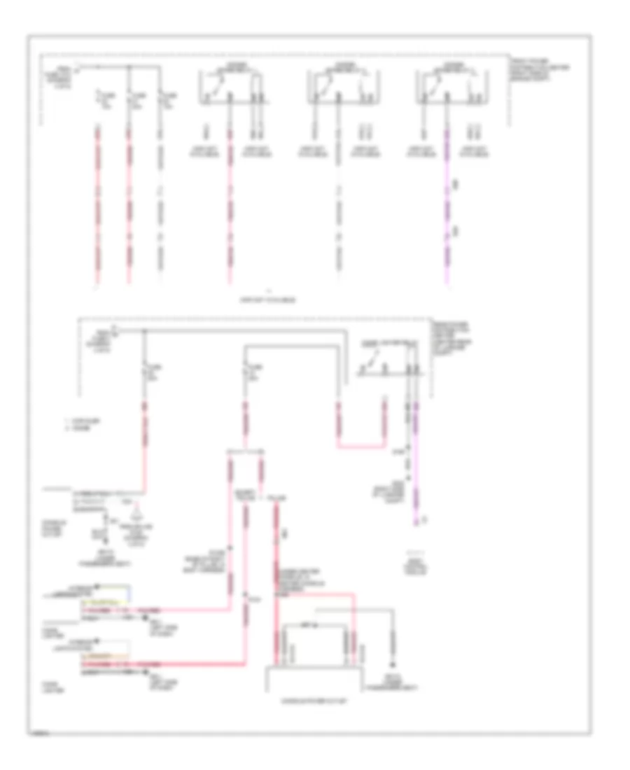 Power Distribution Wiring Diagram (5 of 5) for Dodge Charger RT 2014