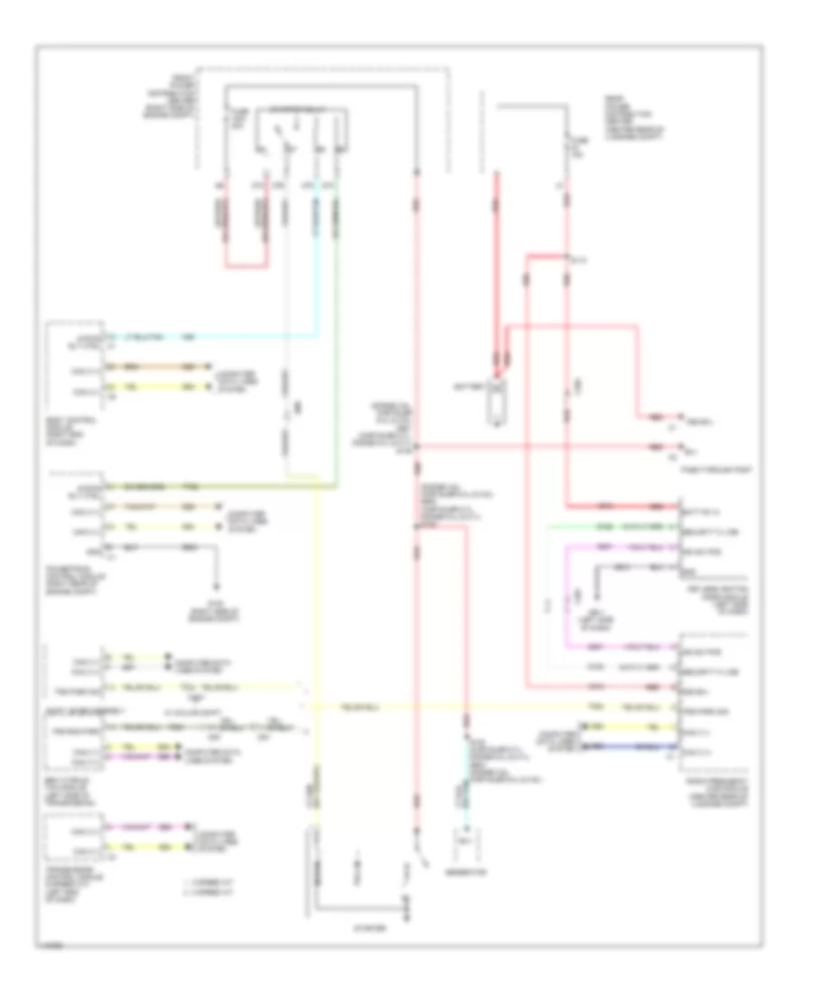Starting Wiring Diagram for Dodge Charger RT 2014