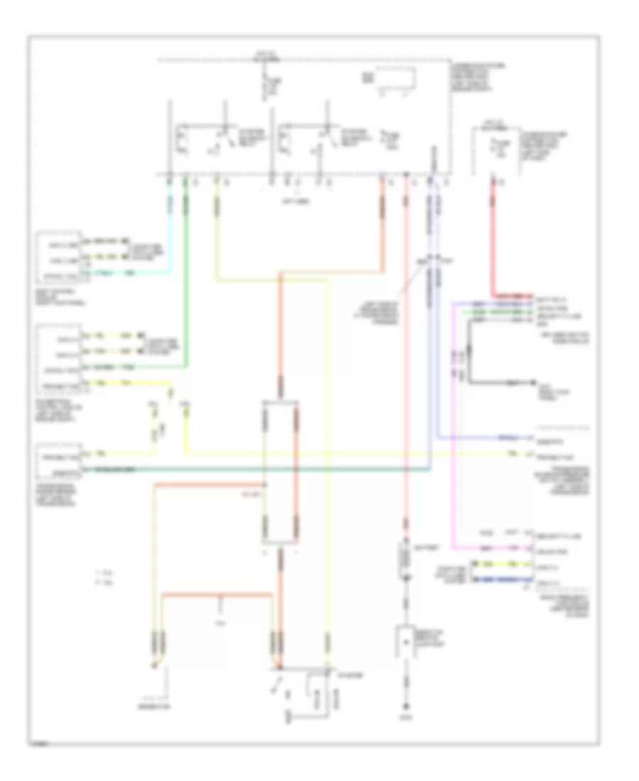 Starting Wiring Diagram for Dodge Journey AVP 2012
