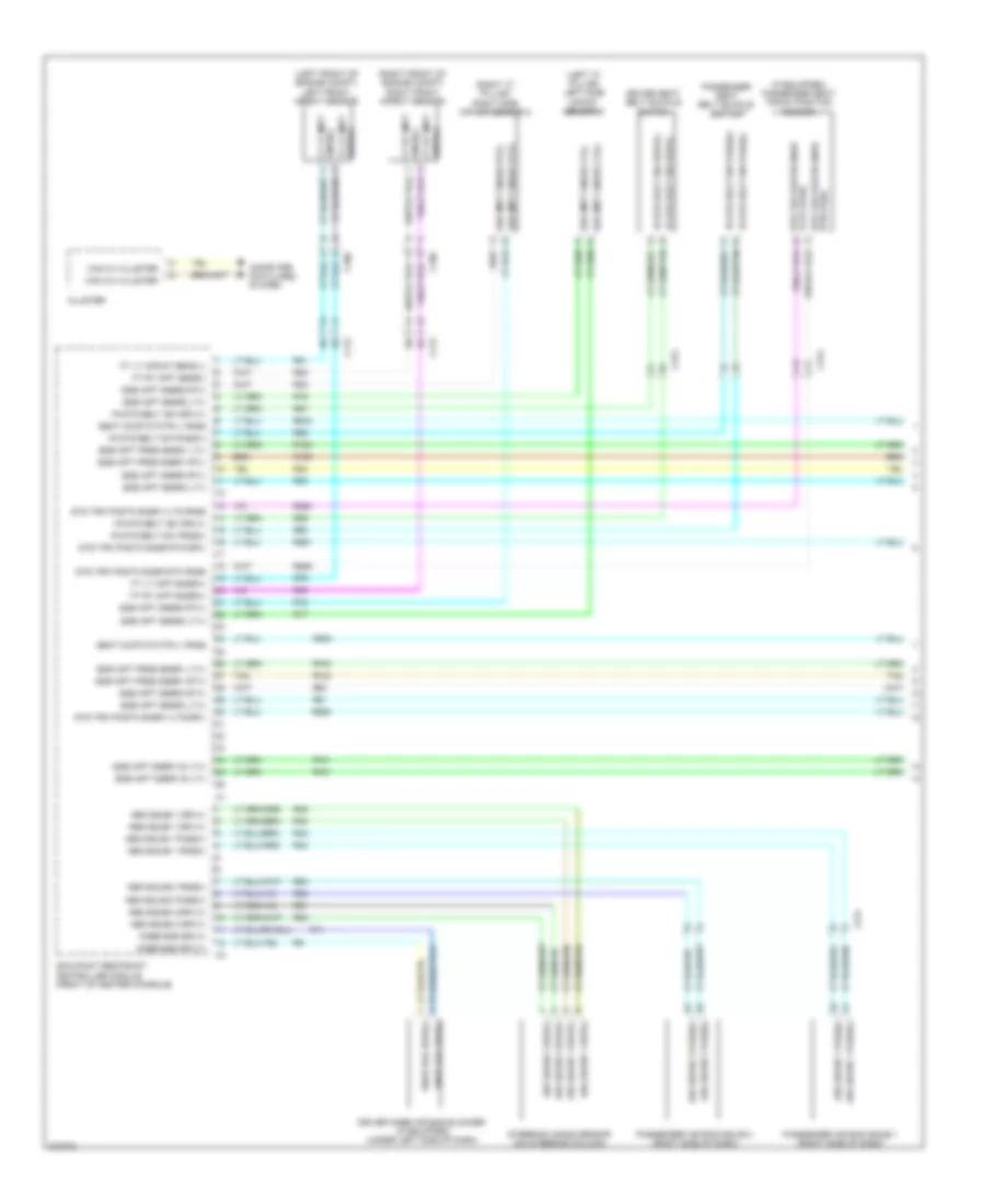 Supplemental Restraints Wiring Diagram 1 of 3 for Dodge Journey AVP 2012