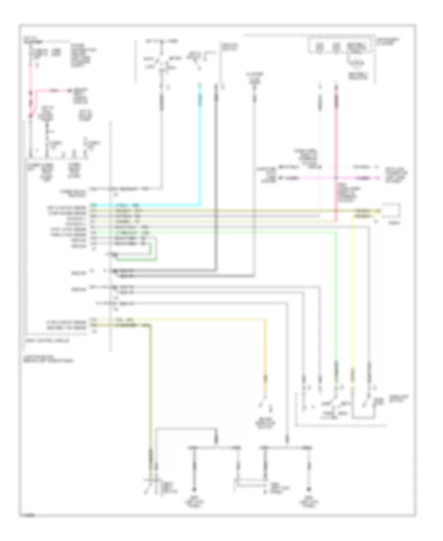 Warning System Wiring Diagrams for Dodge Grand Caravan LE 1999