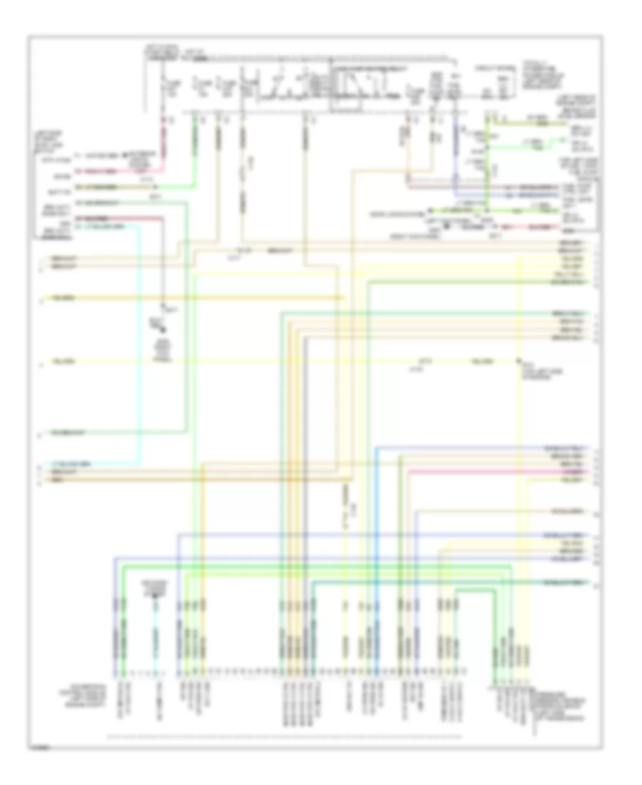 2.4L, Engine Performance Wiring Diagram (2 of 4) for Dodge Journey Crew 2010