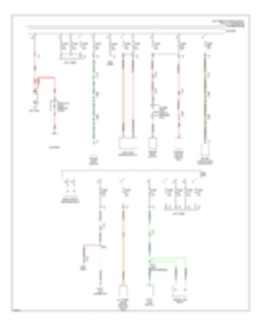 Power Distribution Wiring Diagram 1 of 4 for Dodge Journey Crew 2010