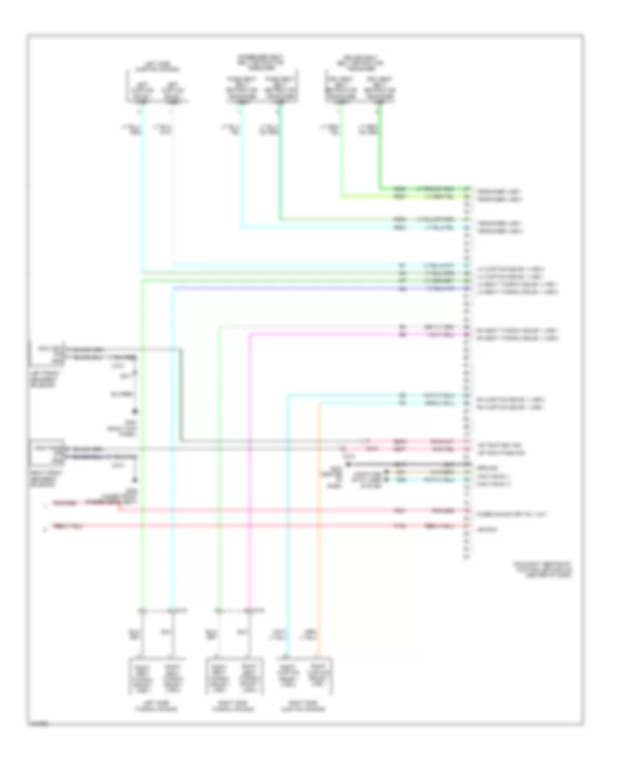 Supplemental Restraints Wiring Diagram (3 of 3) for Dodge Journey Crew 2010