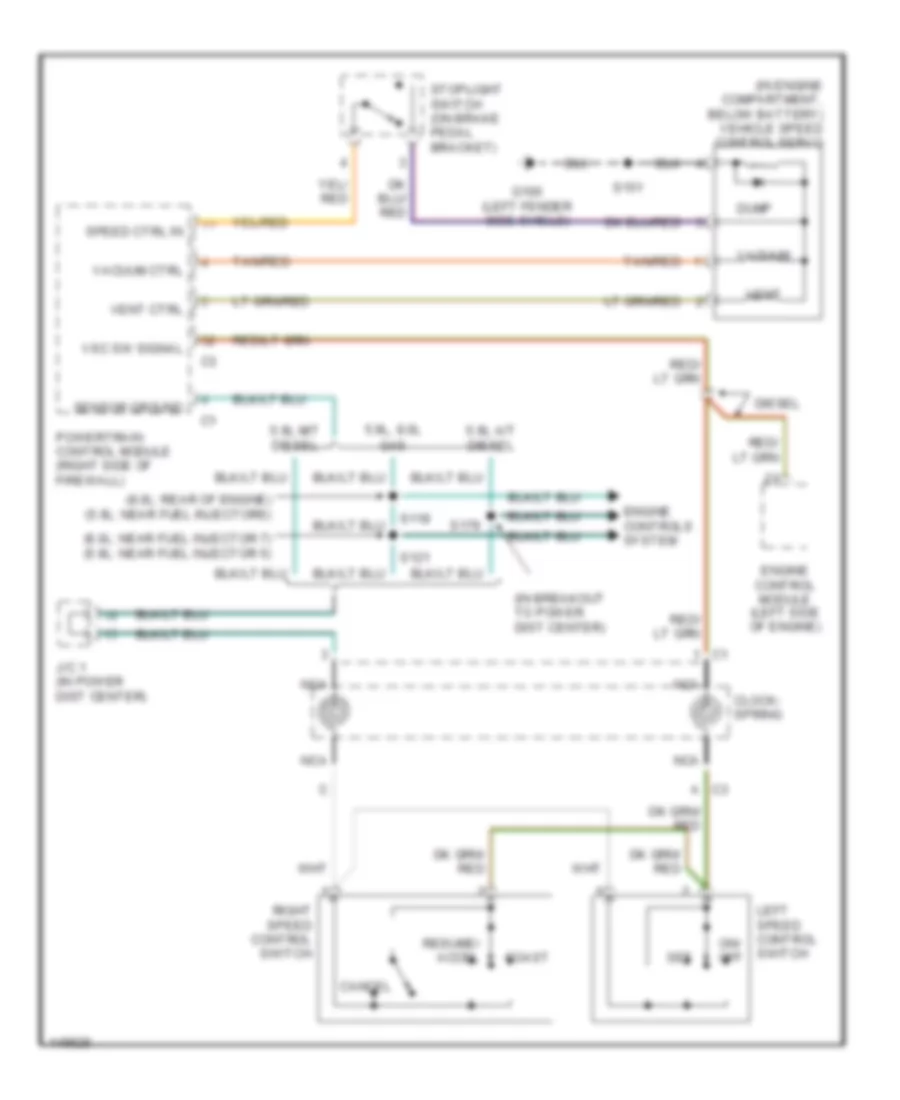 Cruise Control Wiring Diagram for Dodge Cab  Chassis R2500 2002
