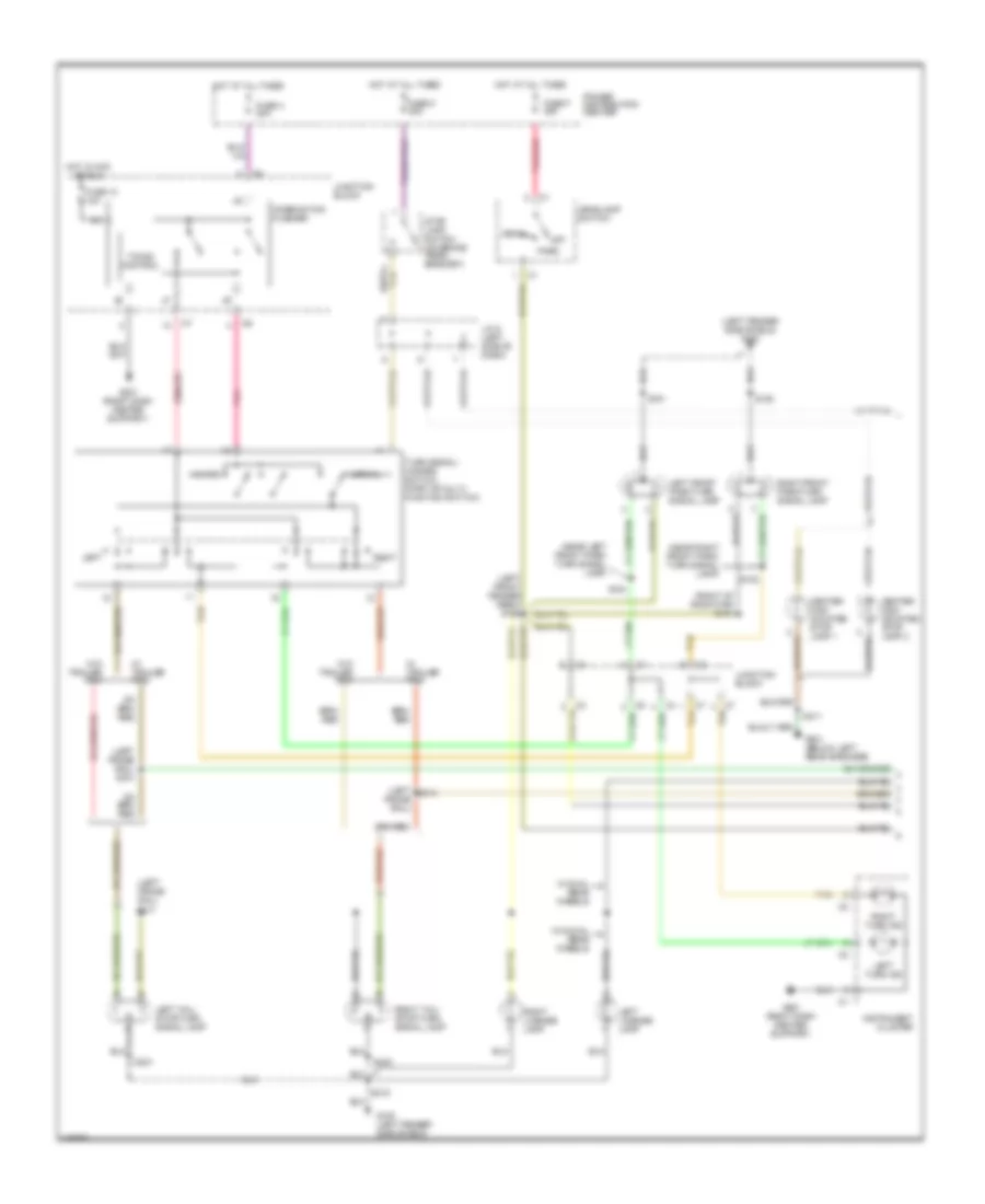 Exterior Lamps  Trailer connector Wiring Diagram 1 of 2 for Dodge Cab  Chassis R2002 2500