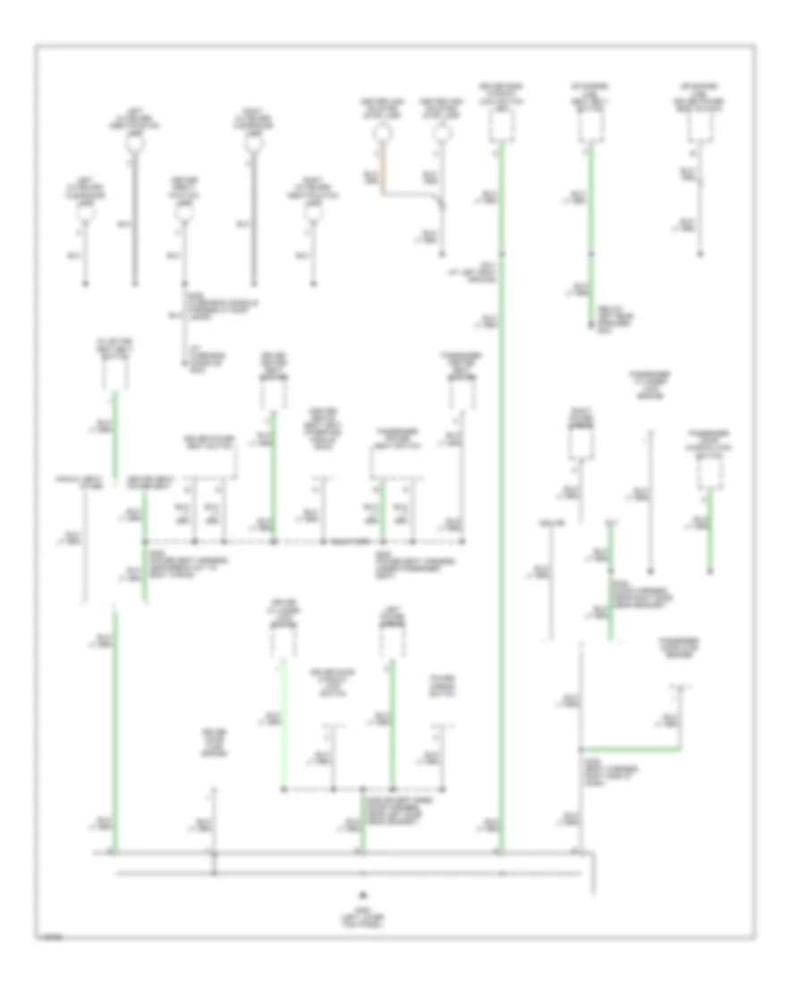 Ground Distribution Wiring Diagram 4 of 4 for Dodge Cab  Chassis R2002 2500