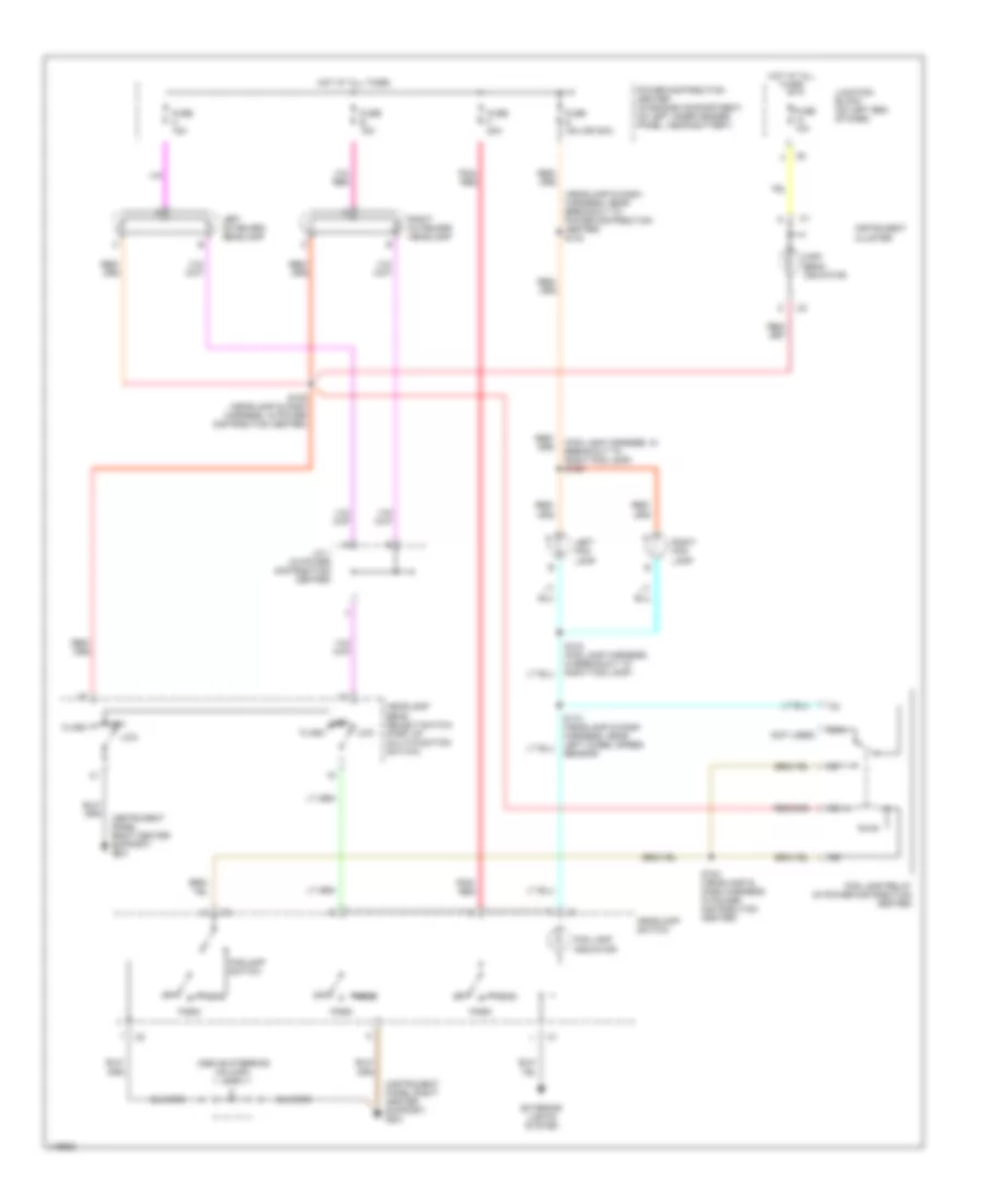 Headlight Wiring Diagram without DRL  without Quad Headlights for Dodge Cab  Chassis R2002 2500