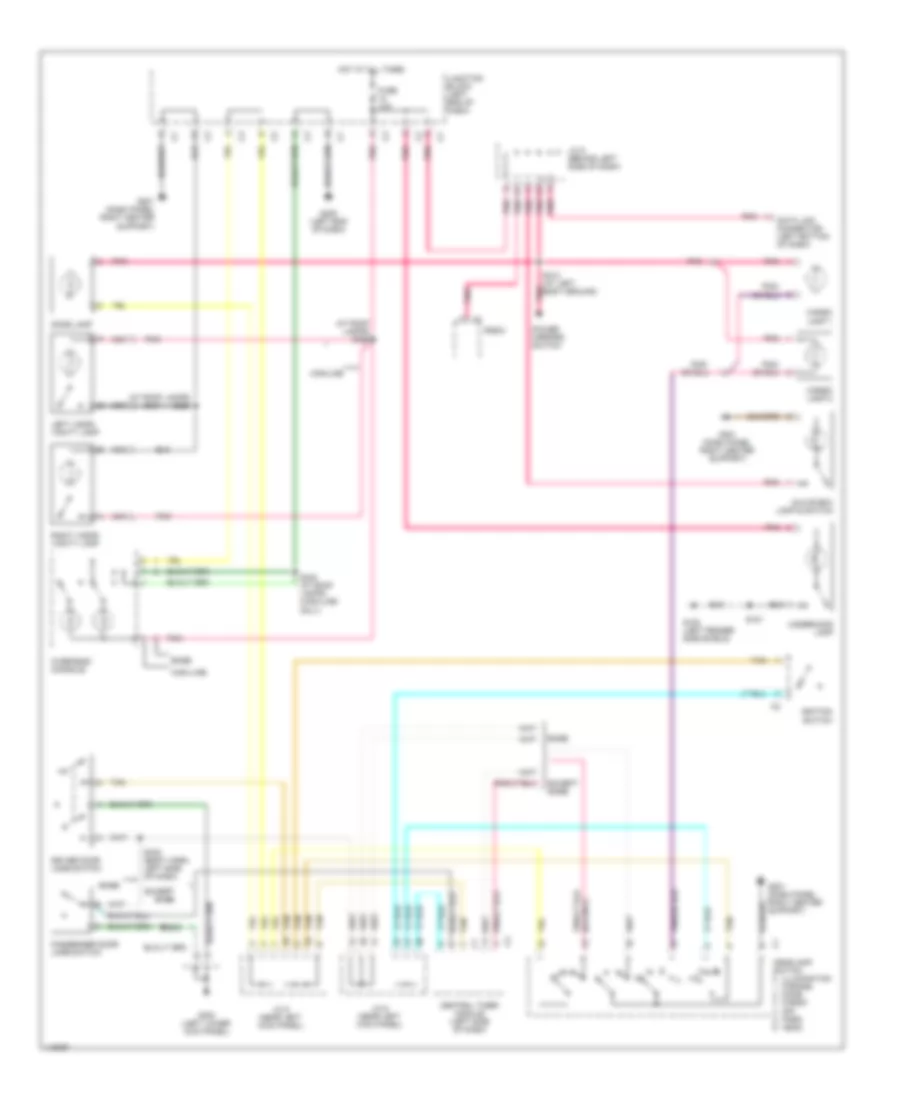 Courtesy Lamps Wiring Diagram for Dodge Cab  Chassis R2002 2500