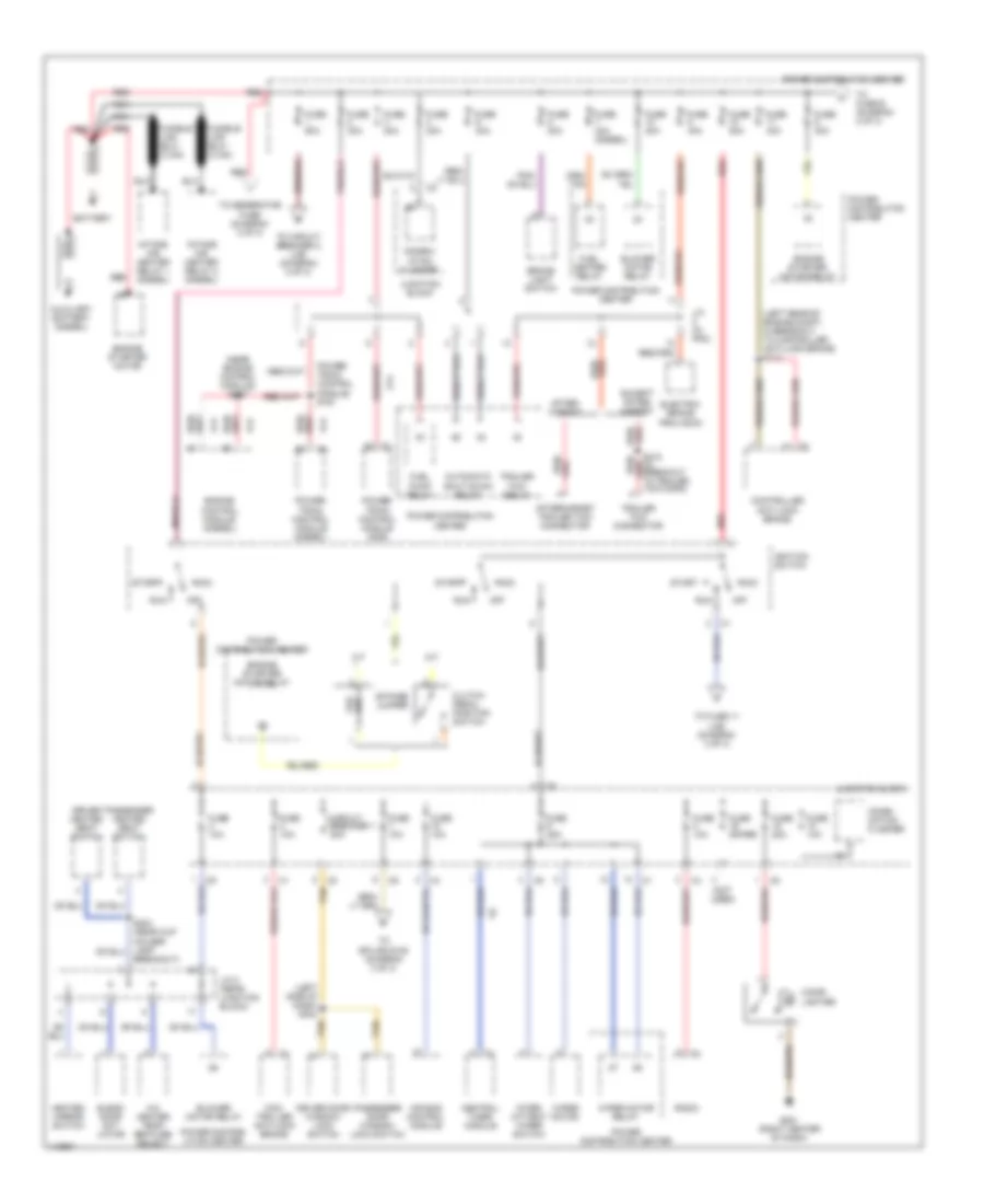 Power Distribution Wiring Diagram 1 of 3 for Dodge Cab  Chassis R2002 2500