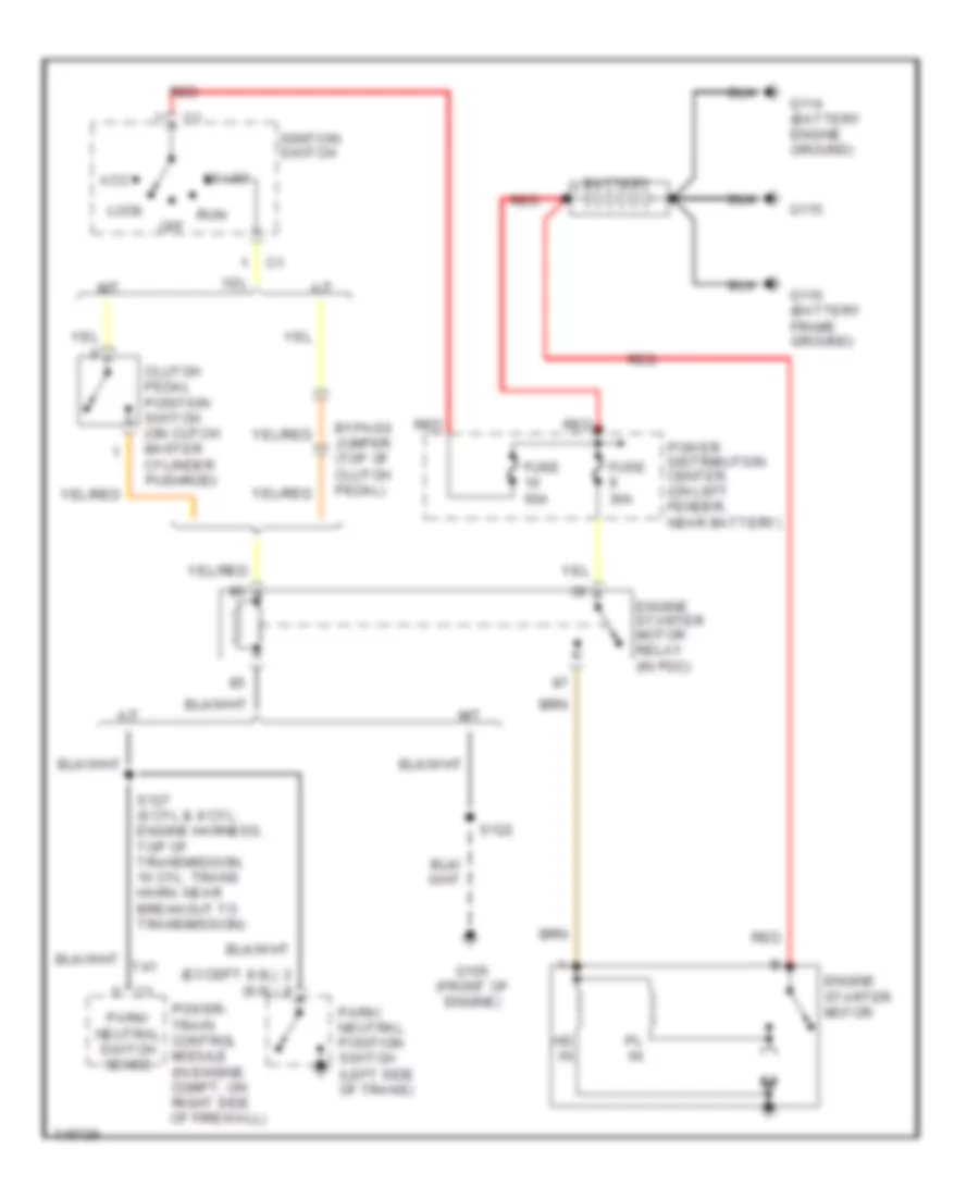 5 9L Starting Wiring Diagram for Dodge Cab  Chassis R2002 2500
