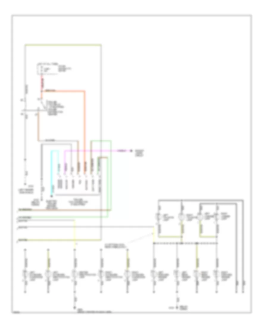 Exterior Lamps Wiring Diagram 2 of 2 for Dodge Cab  Chassis R1996 2500