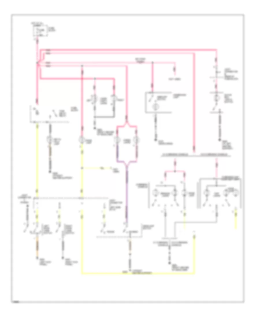 Courtesy Lamp Wiring Diagram for Dodge Cab  Chassis R1996 2500