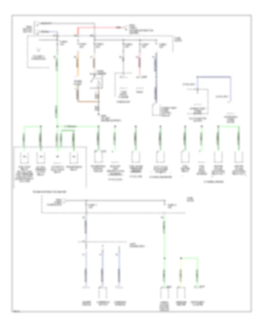 Power Distribution Wiring Diagram 2 of 4 for Dodge Cab  Chassis R1996 2500