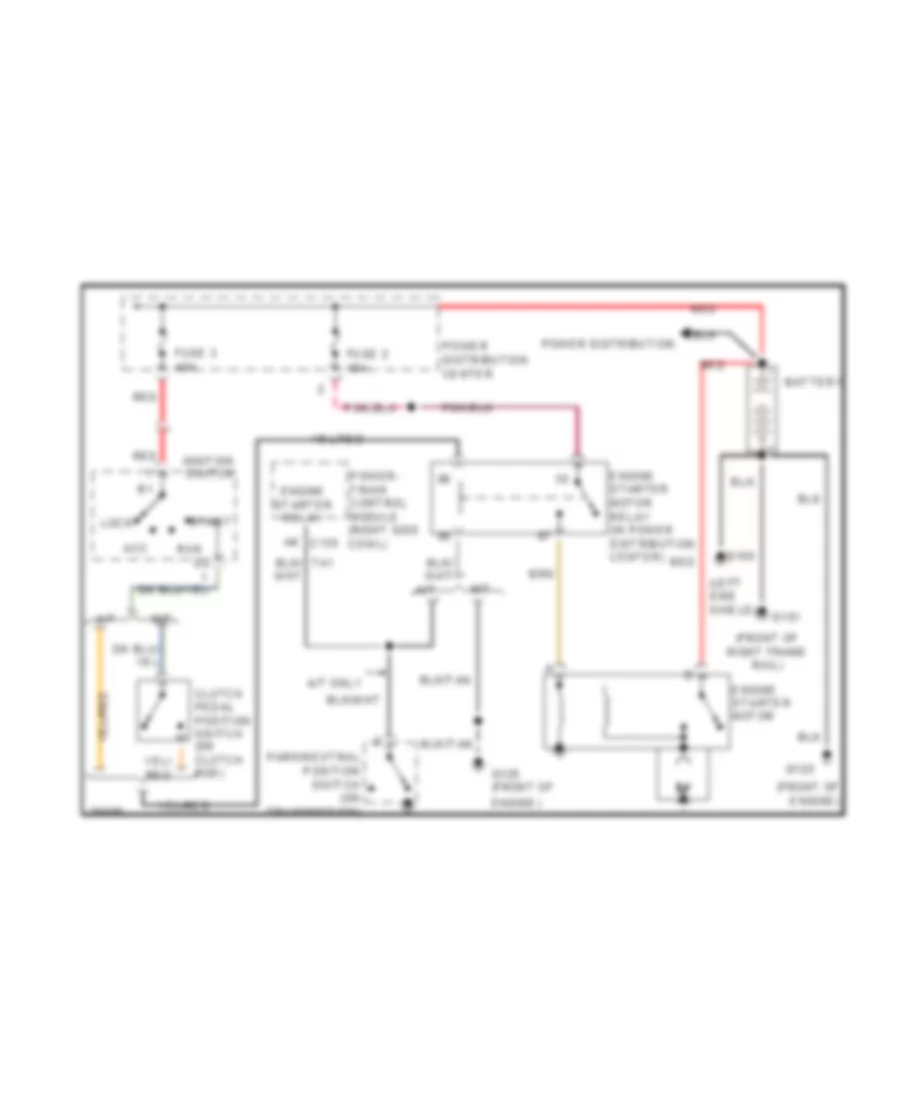 5 2L Starting Wiring Diagram for Dodge Cab  Chassis R1996 2500