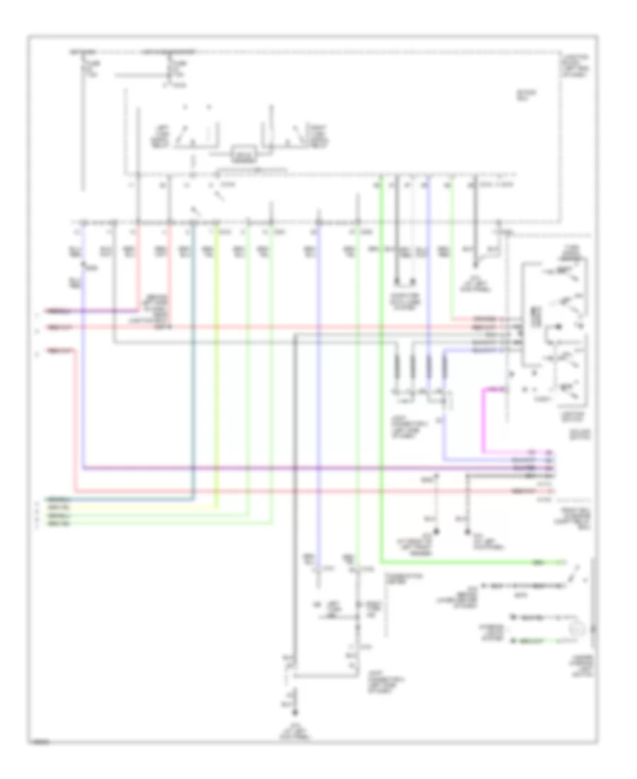 Exterior Lamps Wiring Diagram 2 of 2 for Dodge Stratus R T 2005