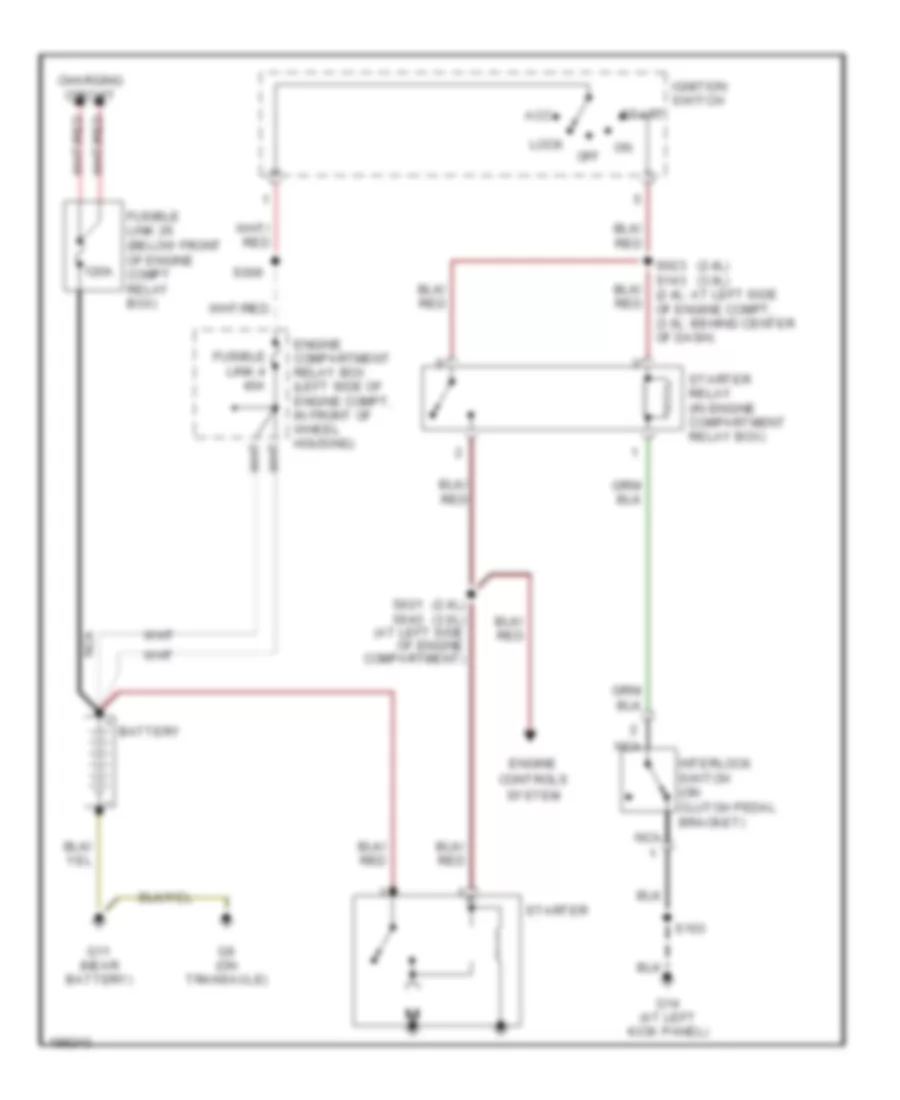 Starting Wiring Diagram M T for Dodge Stratus R T 2005