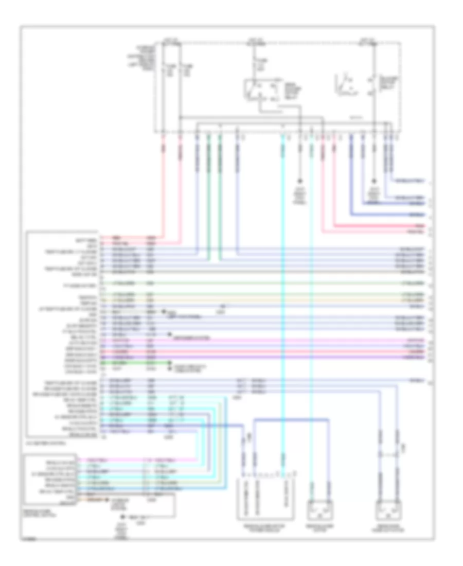 Электросхема кондиционера (1 из 3) для Dodge Journey Crew 2012