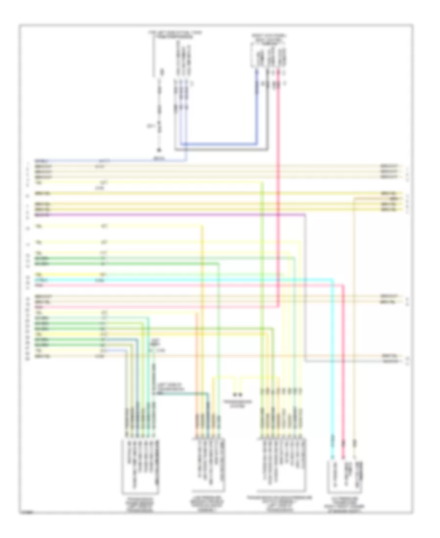 2.4L, Engine Performance Wiring Diagram (3 of 6) for Dodge Journey Crew 2012